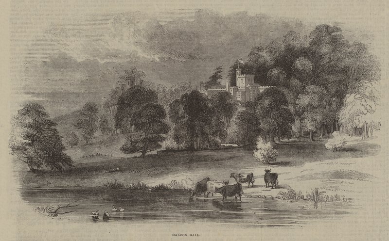 Haddon Hall af English School
