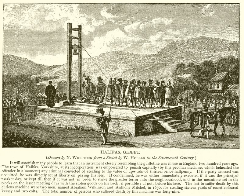 Halifax Gibbet af English School