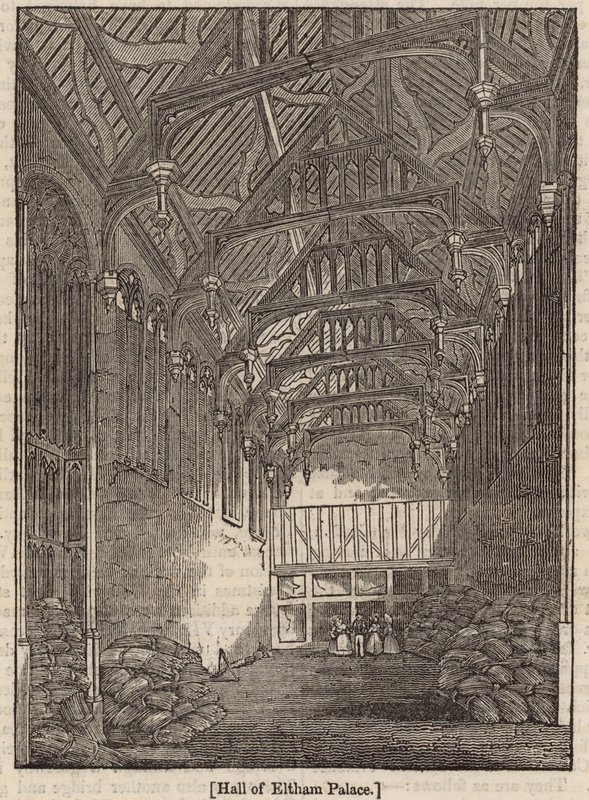 Hall of Eltham Palace, Kent af English School