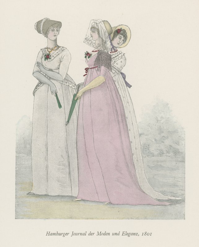 Hamborgs tidsskrift for mode og elegance, 1801 af English School