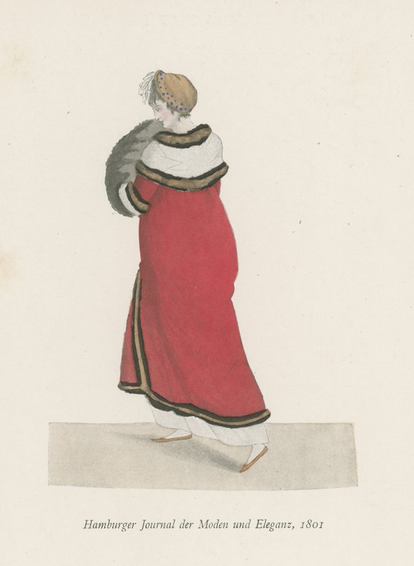 Hamborgs tidsskrift for mode og elegance, 1801 af English School