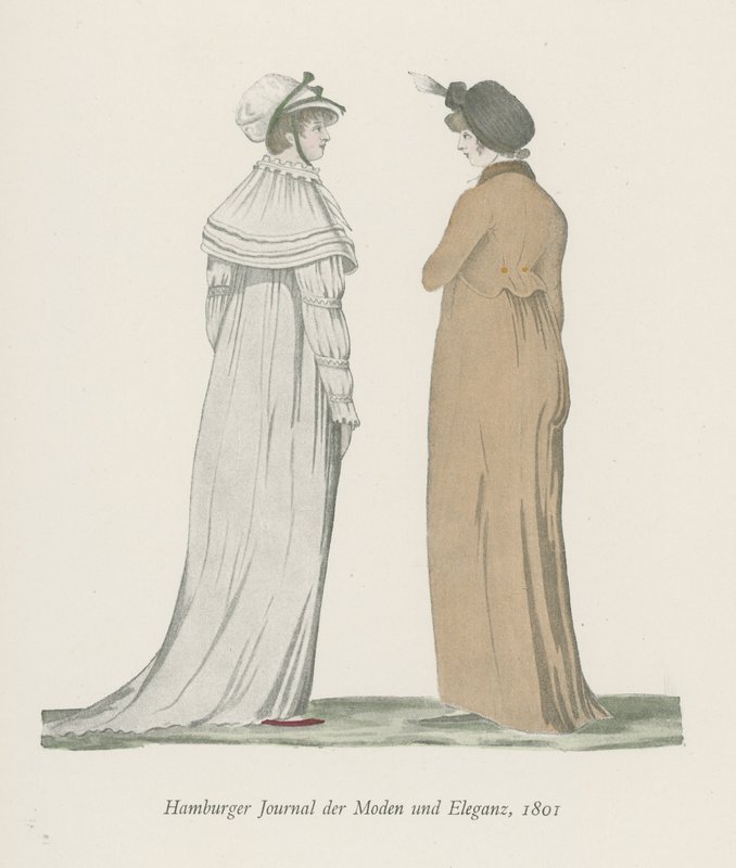 Hamborgs tidsskrift for mode og elegance, 1801 af English School