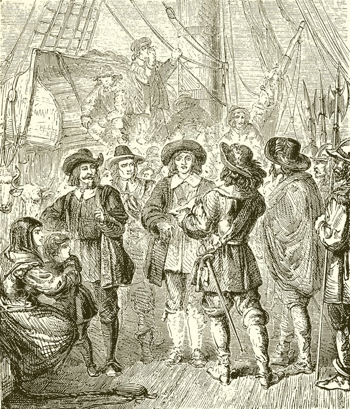 Hampden og Cromwell forhindrede i at emigrere af English School