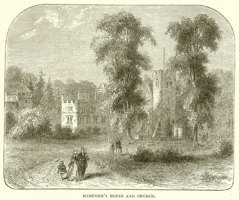 Hampdens Hus og Kirke af English School