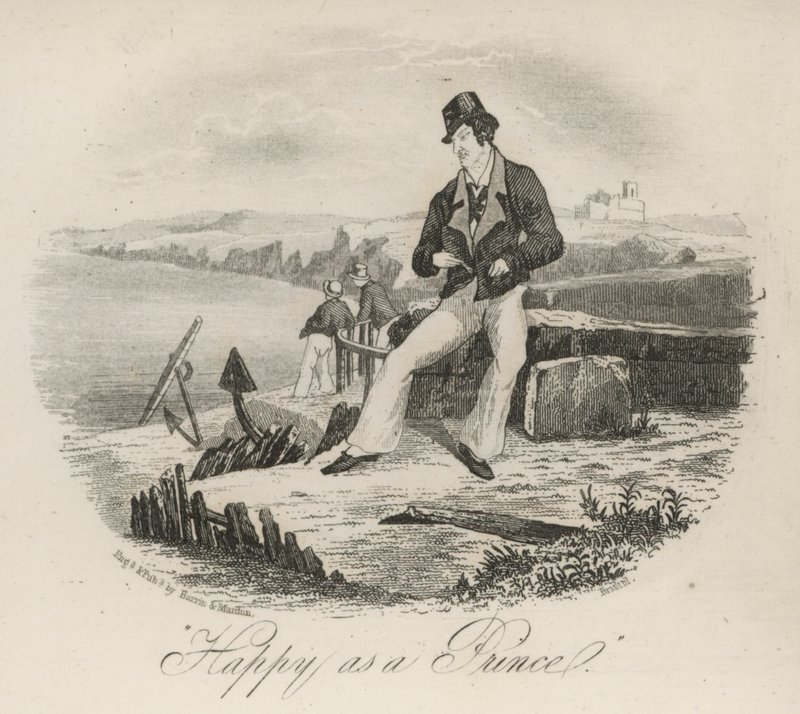 Happy as a Prince, sailor on a quaysidedani af English School