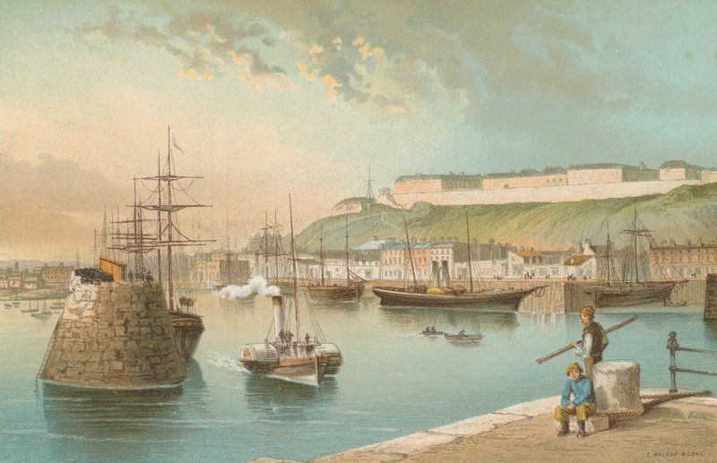 Harbour and Fort Regent, St. Heliers--Jersey af English School