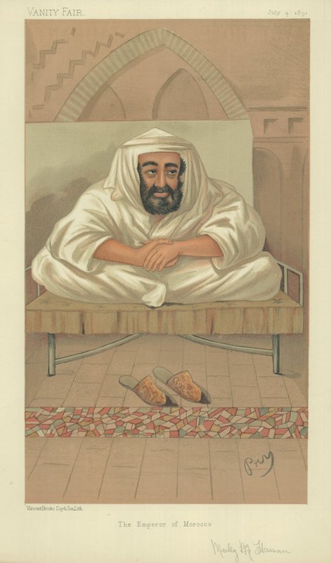 Hassan I, kejseren af Marokko af English School