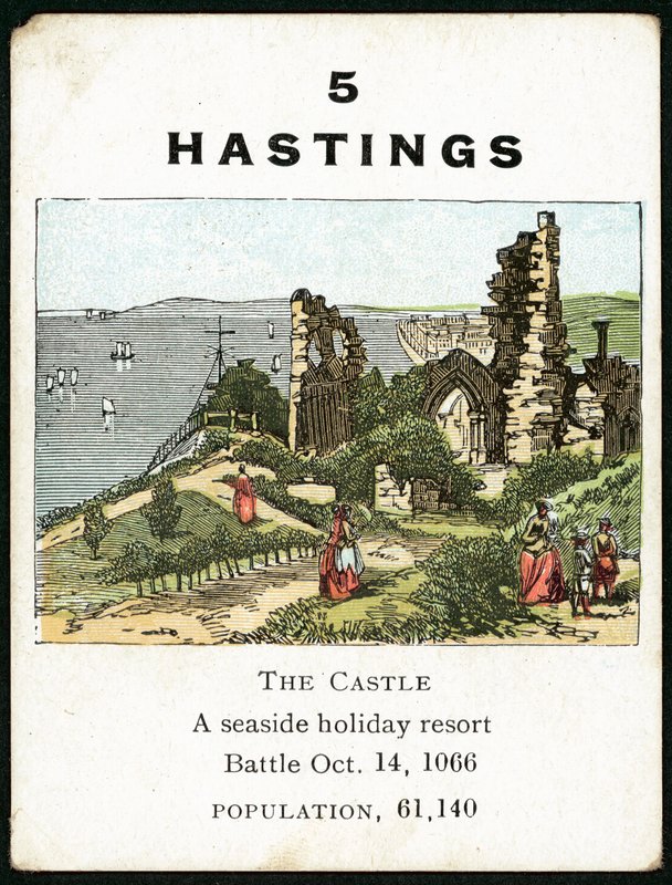 Hastings (farve litho) af English School