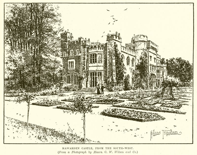 Hawards Castle, fra sydvest af English School