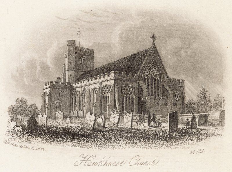 Hawkhurst kirke af English School