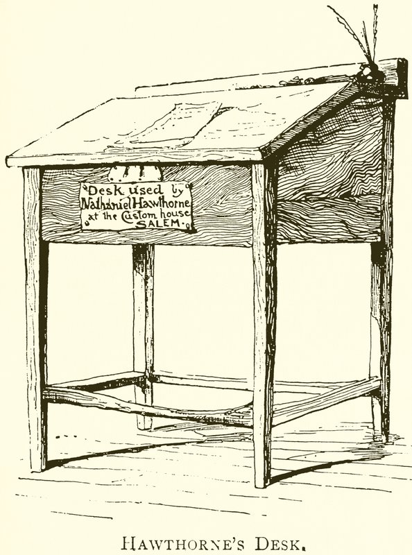 Hawthornes skrivebord af English School