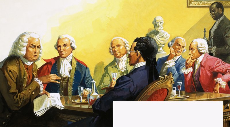 Han malede et billede med ord: James Boswell i den litterære klub af English School