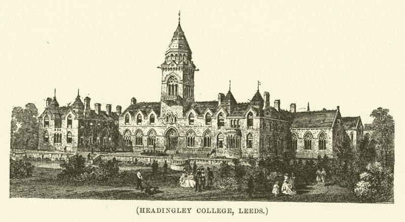 Headingley College, Leeds (kobberstik) af English School