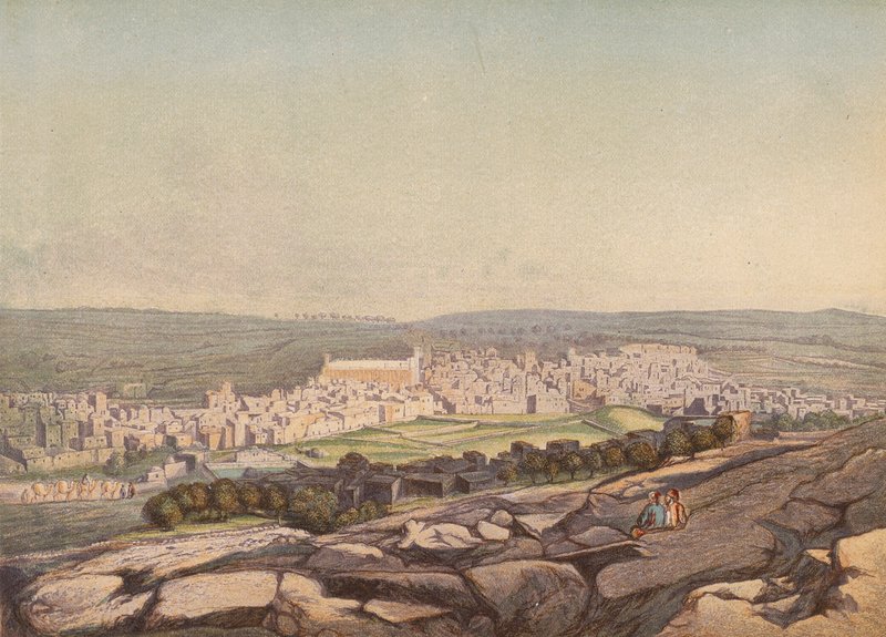 Hebron (farvelitografi) af English School