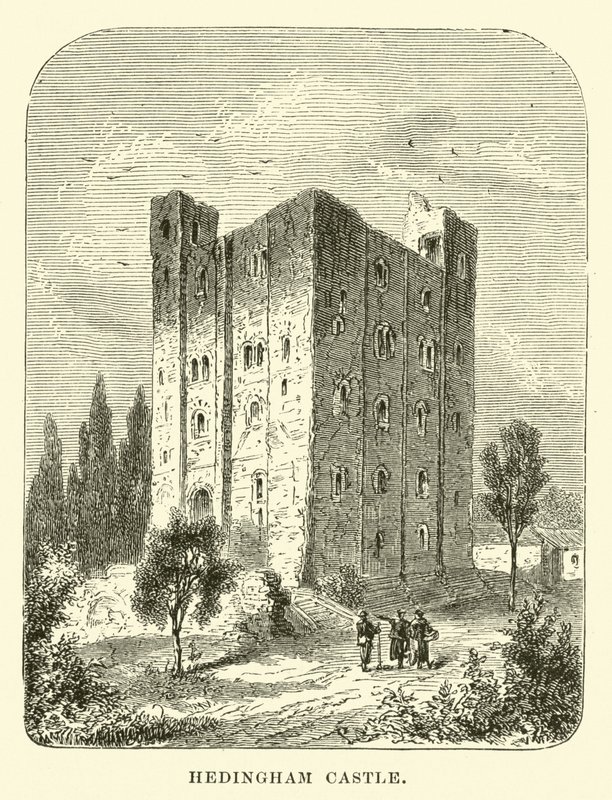 Hedingham Castle  af English School