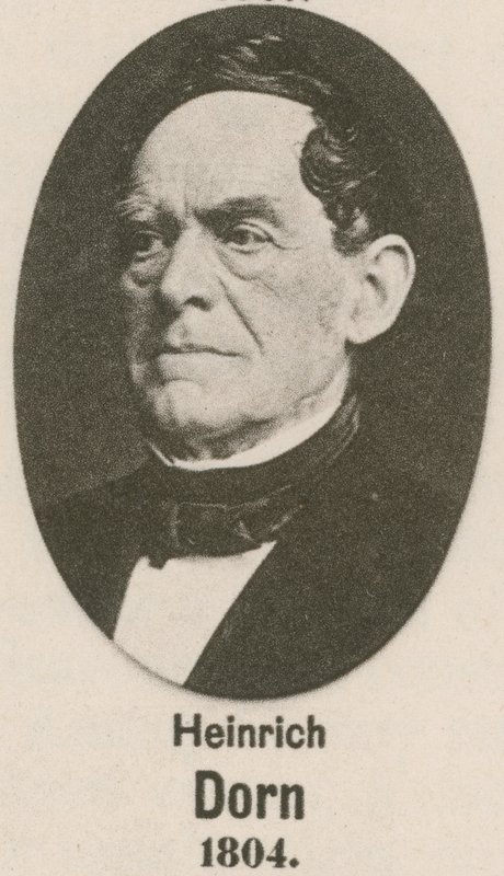 Heinrich Dorn (gravure) af English School