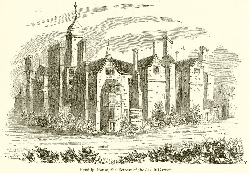 Hendlip House, tilbagetoget for jesuittens granat af English School