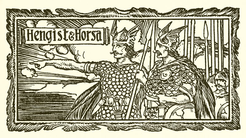 Hengist og Horsa af English School
