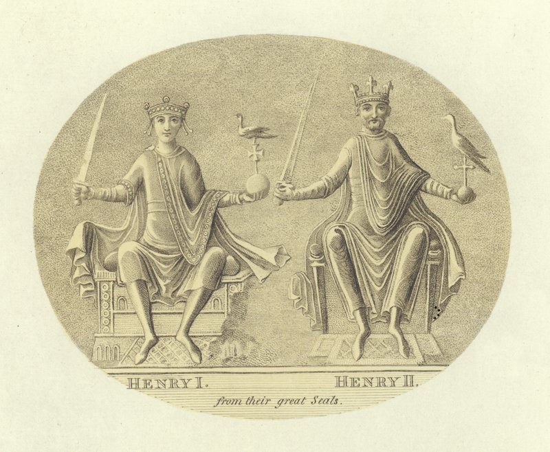 Henri I og Henry II, konger af England af English School