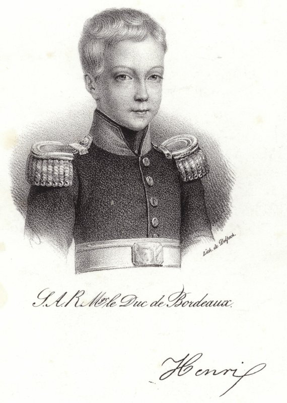Henri af Artois af English School