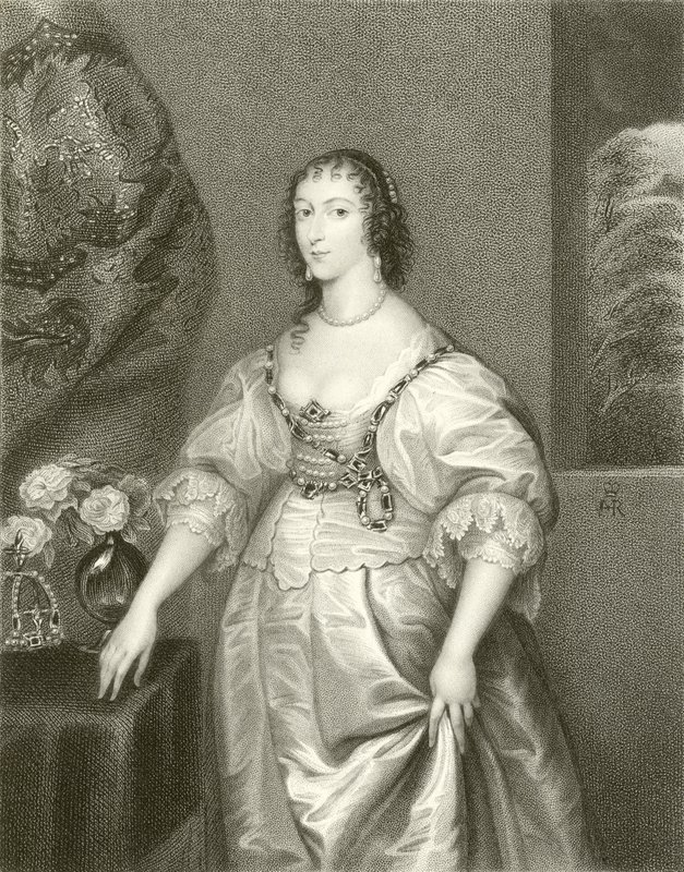 Henriette Maria af English School
