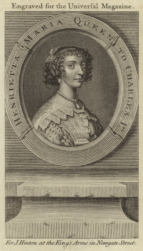 Henrietta Maria, dronning af Charles I af English School