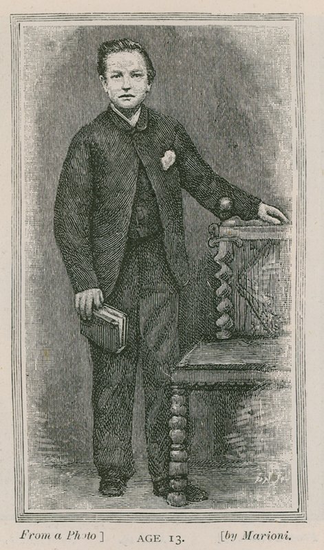 Henry Arthur Jones, dramatiker, 13 år af English School