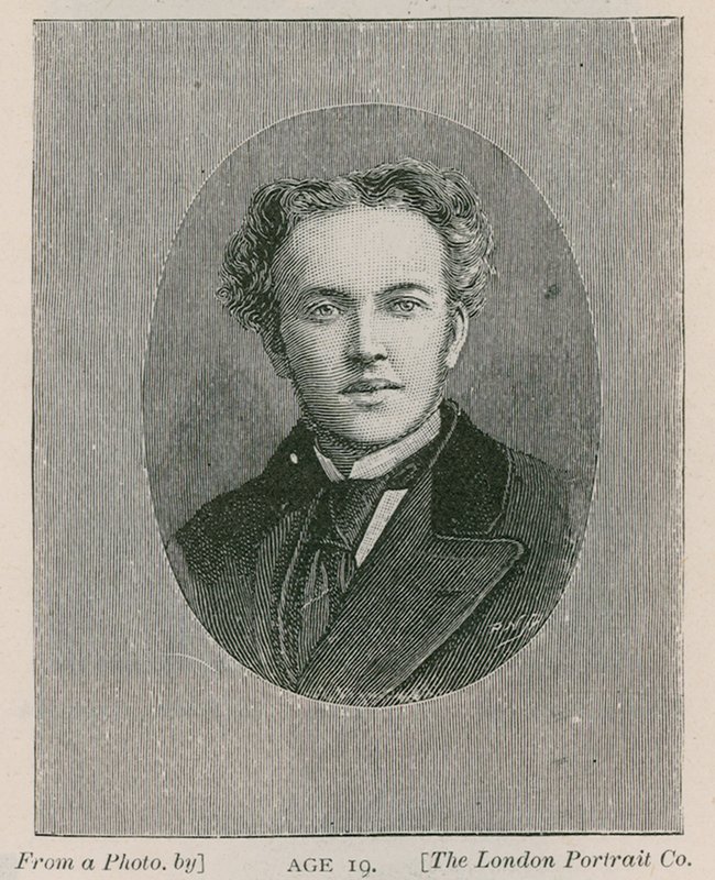 Henry Arthur Jones, dramatiker, 19 år af English School
