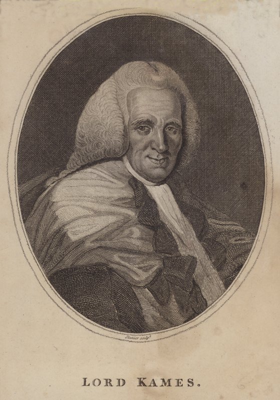 Henry Home, Lord Kames, skotsk advokat, dommer, filosof og retshistoriker (gravering) af English School