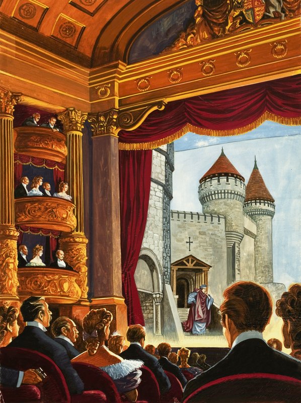 Henry Irving som Thomas a Becket af English School