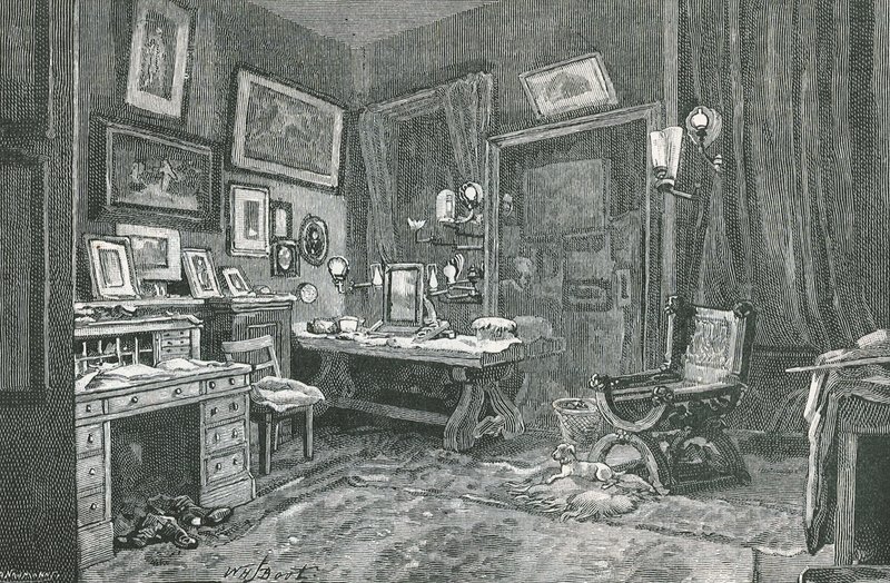 Henry Irvings omklædningsrum af English School