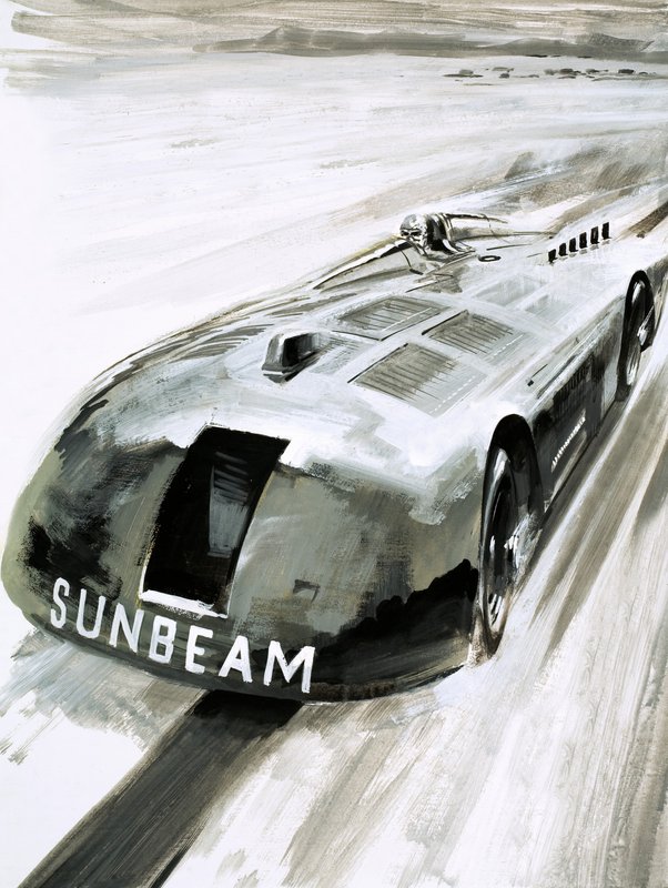 Henry Segrave var den første mand til at bryde 200 mph barrieren af English School