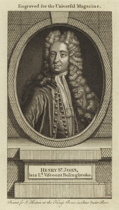 Henry St John, afdøde Lord Viscount Bolingbroke af English School