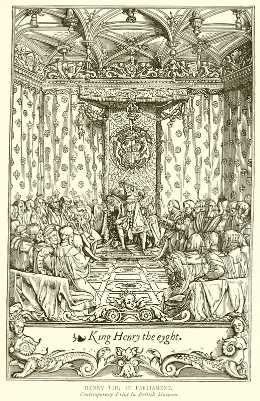 Henrik VIII i parlamentet af English School
