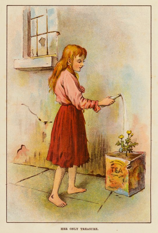 Hendes eneste skat (farve litho) af English School