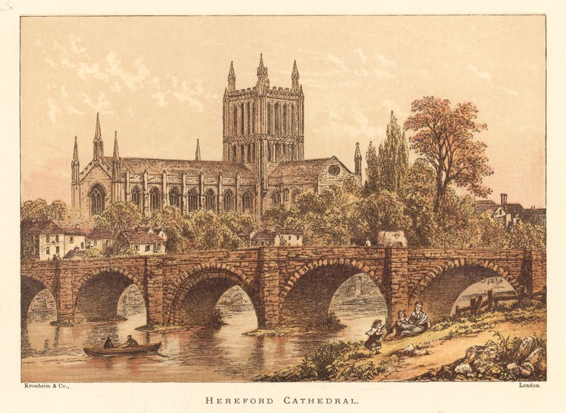 Hereford katedral af English School