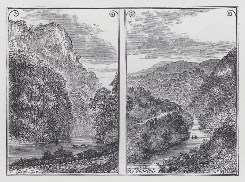 High Tor, The Derwent (gravering) af English School