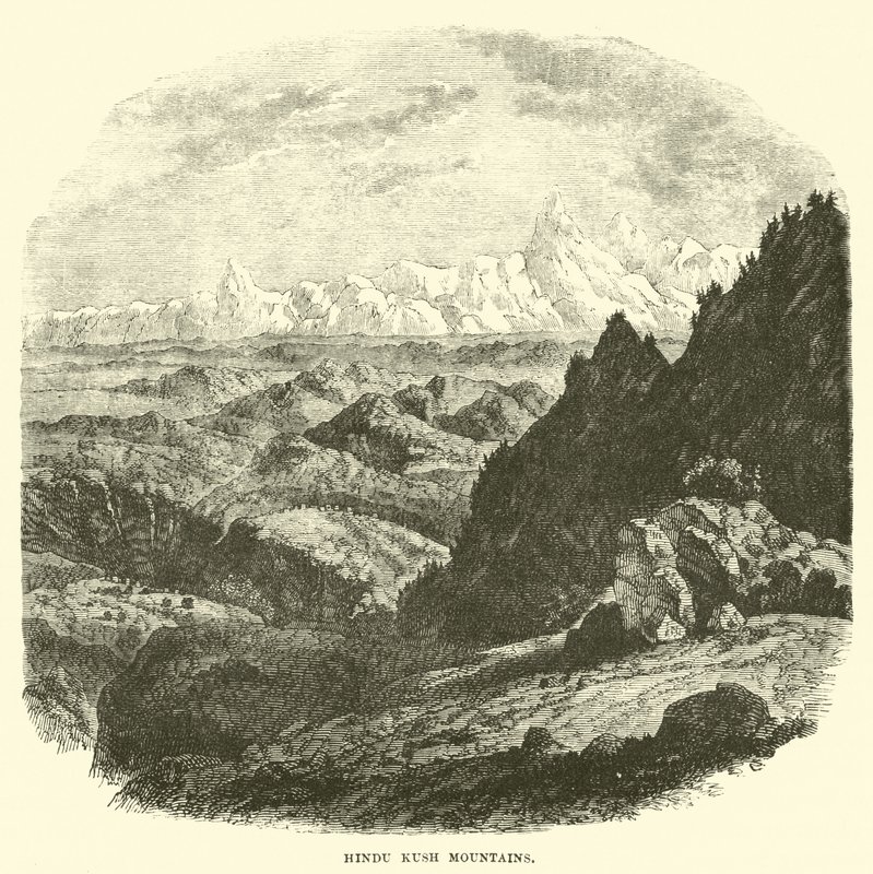 Hindu Kush Mountains  af English School