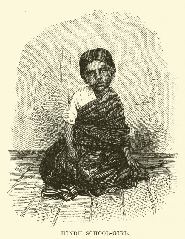 Hindu skolepige af English School