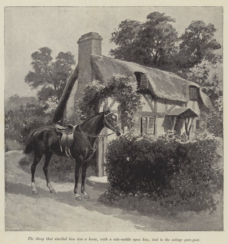 His Good Fairy, af Mary Elizabeth Braddon (gravering) af English School