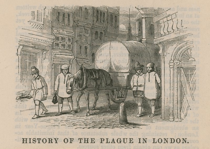 Historien om pesten i London af English School