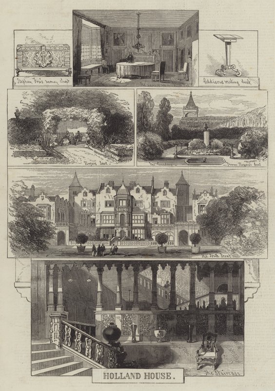 Holland House (gravering) af English School