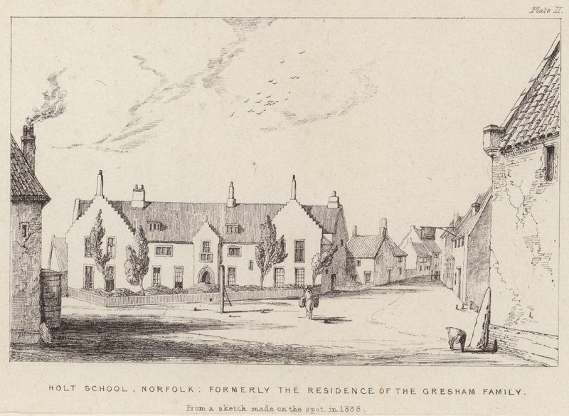 Holt Skole, tidligere bolig for familien Gresham af English School