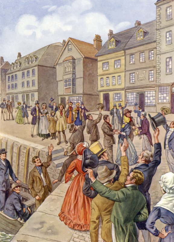 Tolpuddle-martyrernes hjemkomst af English School
