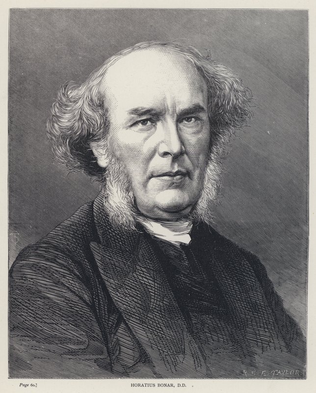Horatius Bonar, DD (kobberstik) af English School