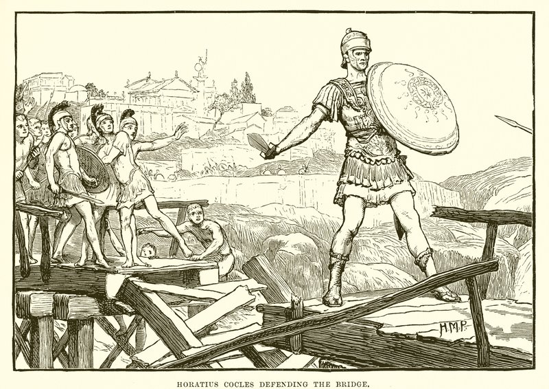 Horatius Cocles forsvarer broen af English School