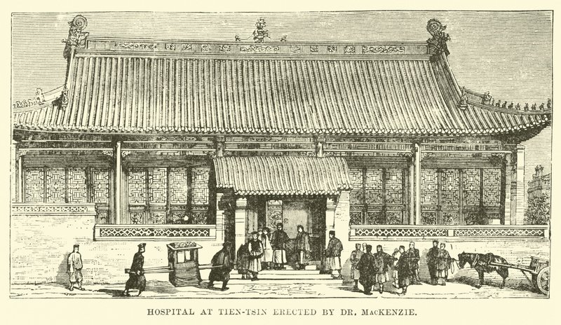 Hospitalet i Tien-tsin opført af Dr. MacKenzie af English School