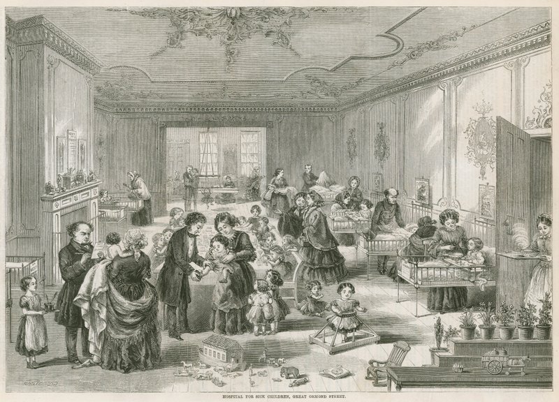 Hospital for syge børn, Great Ormond Street, London af English School
