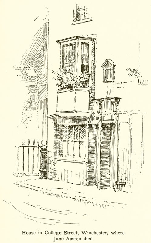 Hus i College Street, Winchester, hvor Jane Austen døde af English School