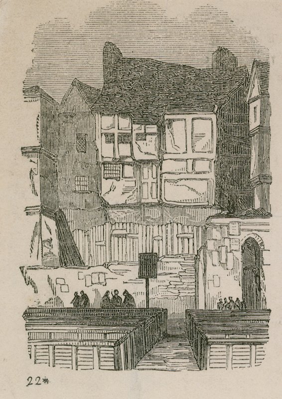 Hus i Long Lane, West Smithfield af English School